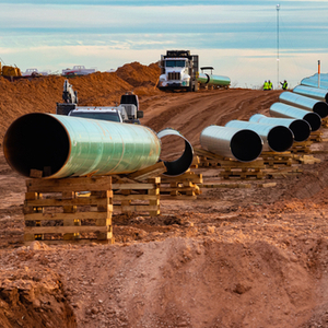 Permian Basin oil pipeline construction
