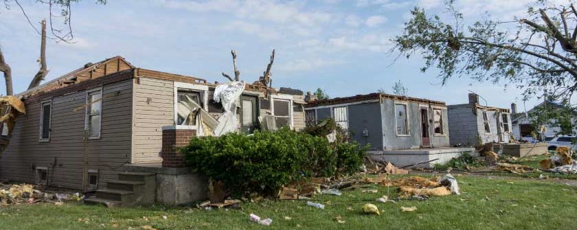 homes destroyed by weather