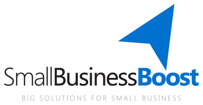 small business boost logo; big solutions for small business